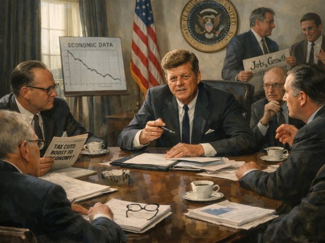 VOCABULARY STORY      WHY DID PRESIDENT KENNEDY CUT TAXES???