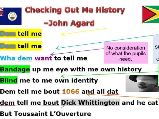 Checking Out Me History Fully Annotated Poem GCSE 7+