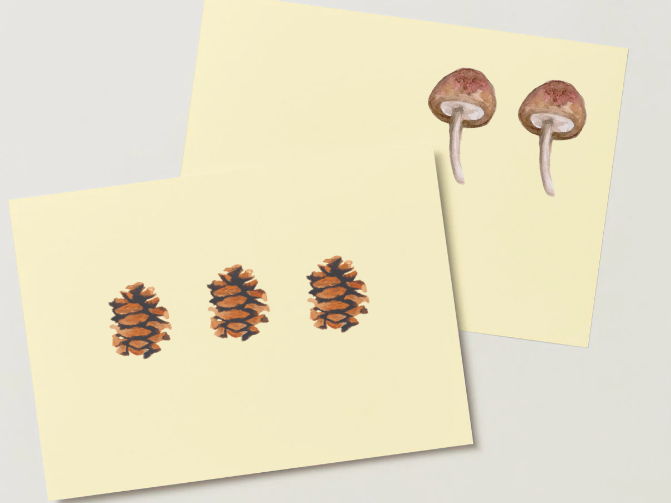 Subitising 1-5 Autumn Themed