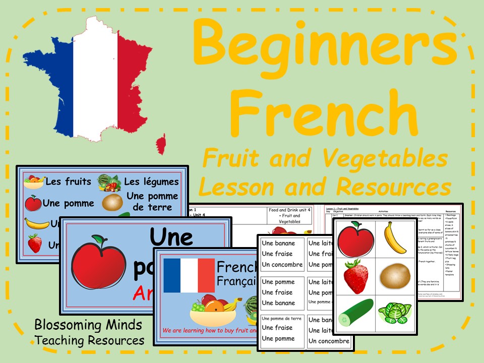French lesson and resources - Fruit and Vegetables