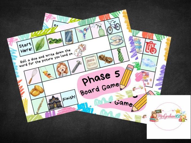 Phase 5 Phonics Board Game