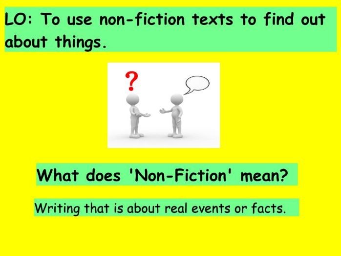 Using Non-Fiction Texts Lesson (LKS2): Fossils