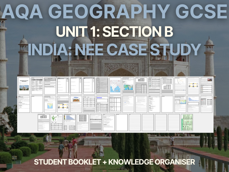 AQA GCSE Geography: India NEE Case Study (Scheme of Work)