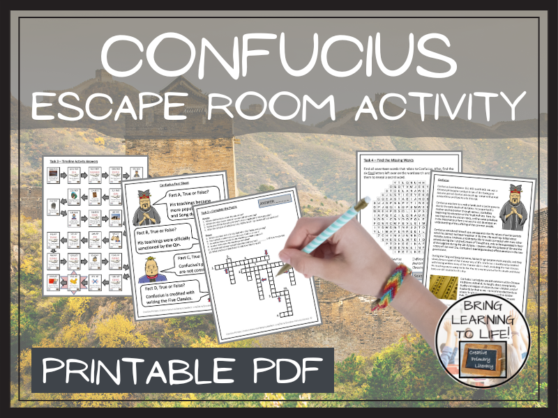 Confucius Escape Room Activity
