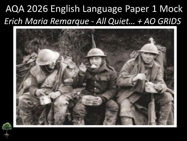 One AQA 2026 English Language Paper 1 Mock | AO Grids - (Rem)