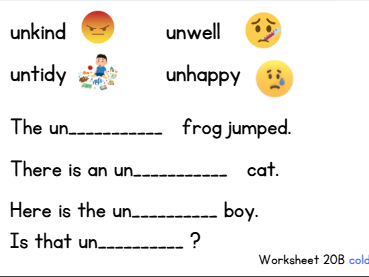 Year 1 English Week 20: Un prefix and beastly pirates