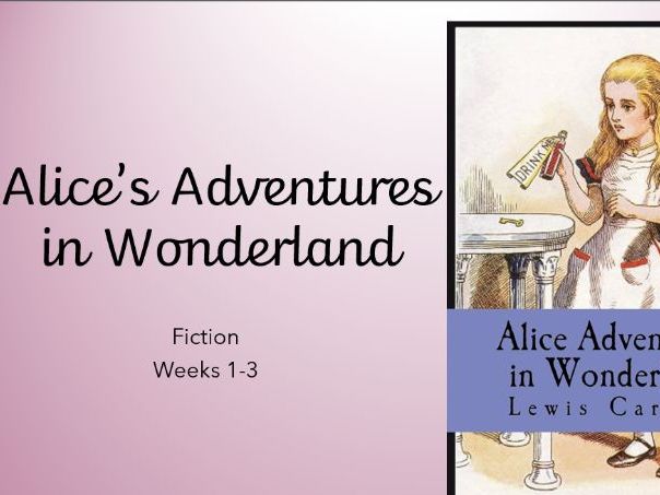 Alice in Wonderland Y3&4 English Writing
