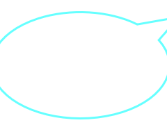 Coloured speech bubbles