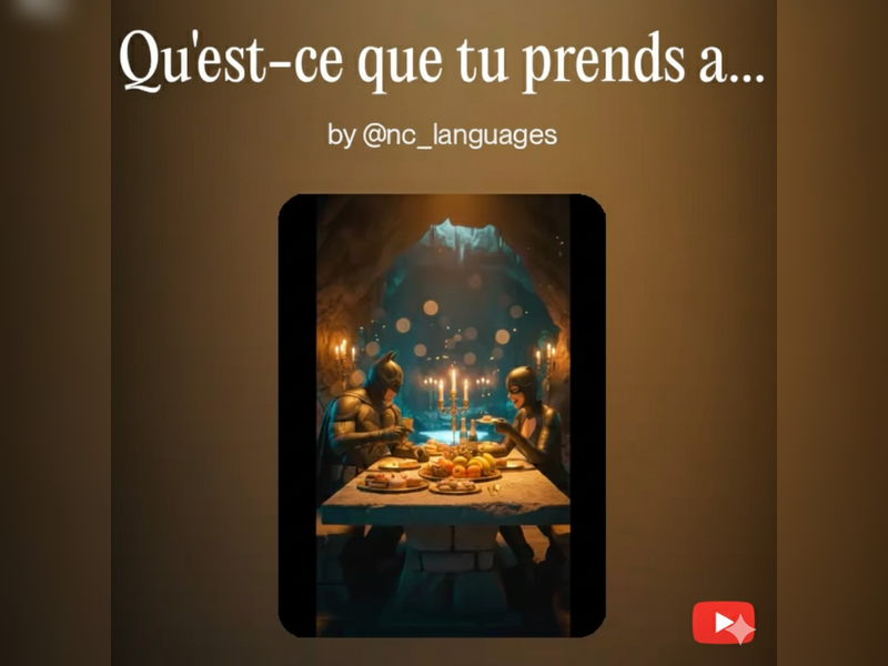 02. FRENCH SONG Year 8. Unit 2: Qu'-est-ce que tu prends au déjeuner ? (Lyrics, Worksheet and key)