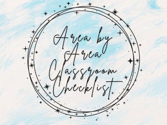 EYFS Area by Area Classroom Set Up Checklist