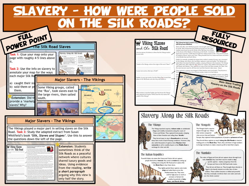 KS3 Silk Roads L8 - How Were People Sold on the Silk Roads?