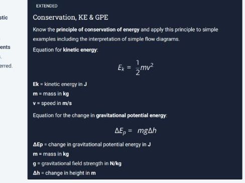 P1 Motion, Forces, and Energy: IGCSE Co-ordinated Science 0654 (2025–2029)