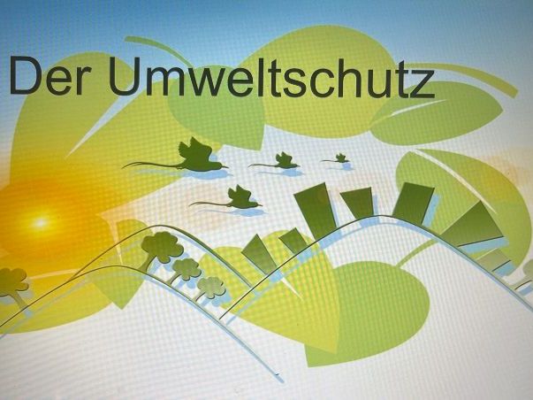 German A2 der Umweltschutz