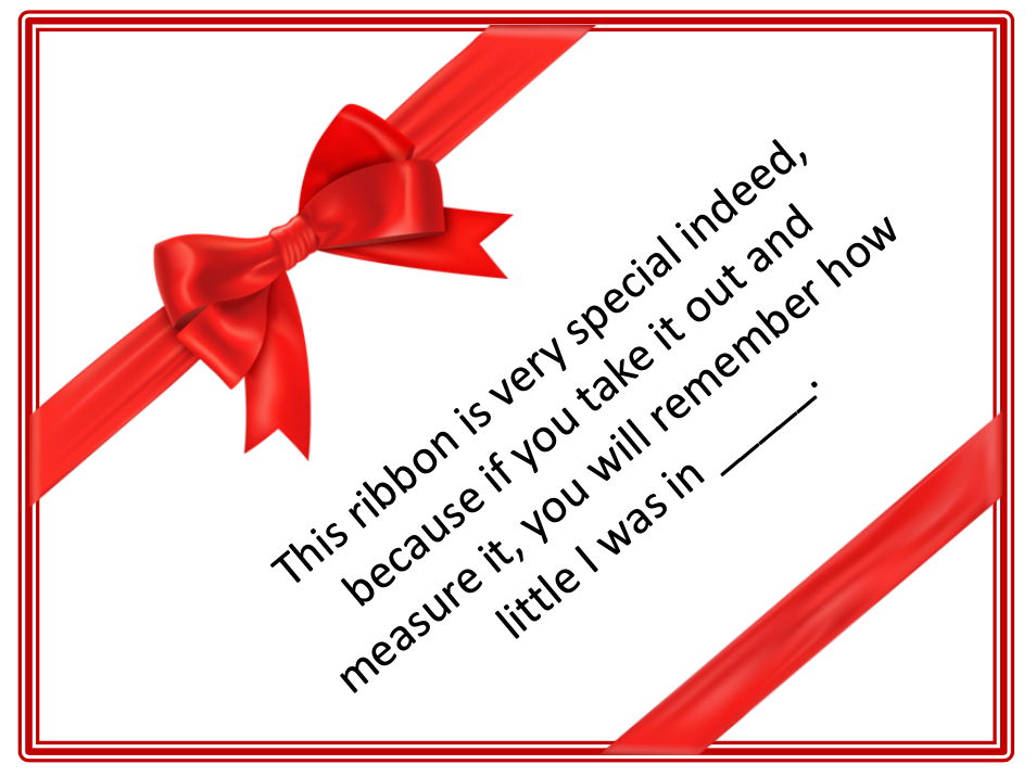 Christmas Height Keepsake – Ribbon/String Bauble Activity | EYFS & Primary