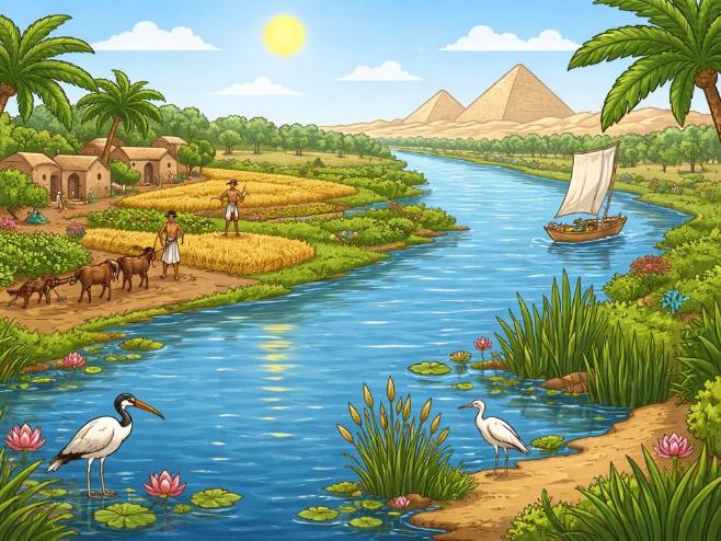 ANCIENT EGYPT - Location & foundation