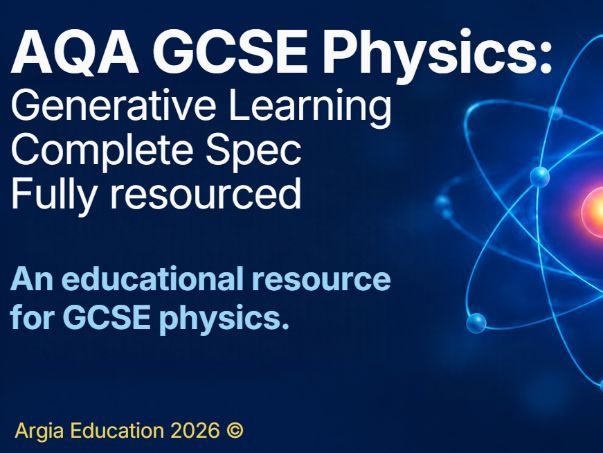 FULL AQA GCSE PHYSICS all units ~ PPTs and Workbooks