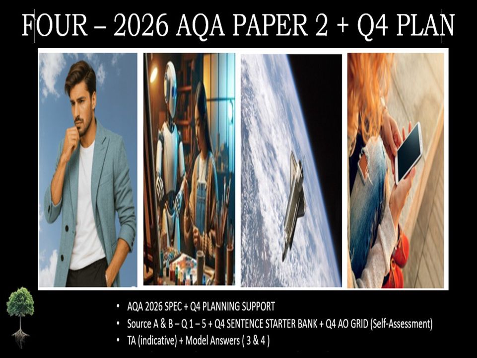 FOUR - AQA PAPER 2 | 2026 FULL MOCKS | Q4 PLAN