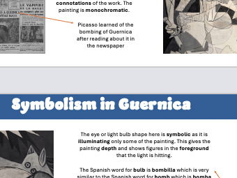 Guernica Pablo Picasso - Full Lessons x2