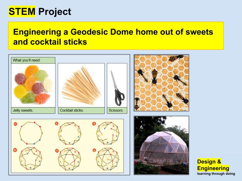 STEM Geodesic Domes and Engineering Design and Make