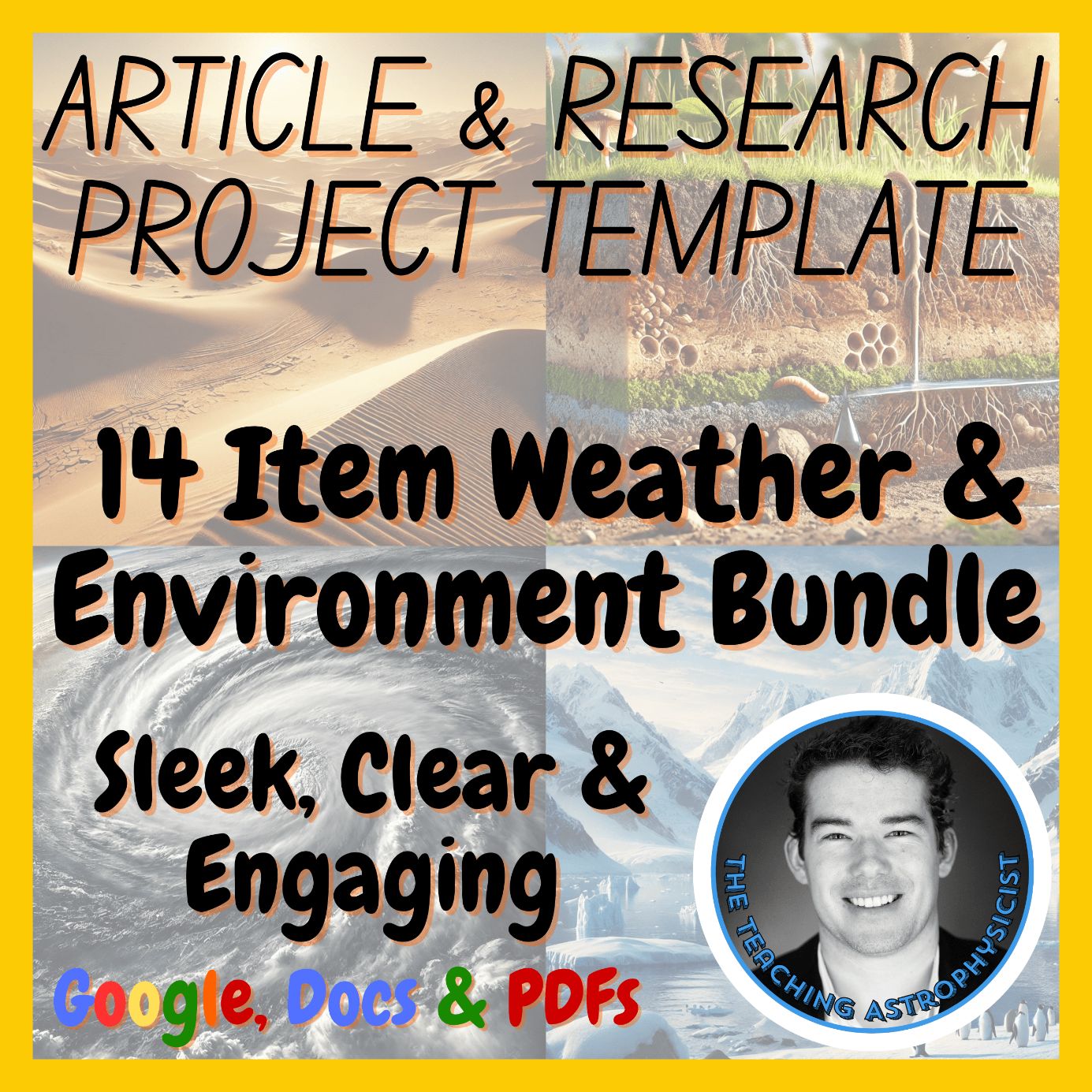Weather & Environment | 7 Articles + 7 Research Project Templates Bundle