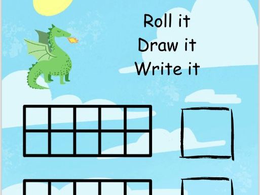 Roll it, draw it, write it - Maths Games