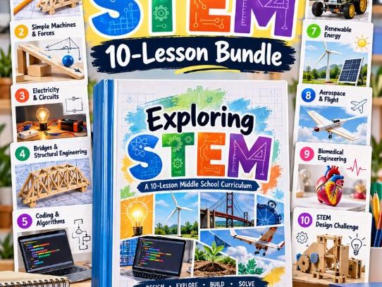 Exploring STEM: 10-Lesson Middle School Bundle