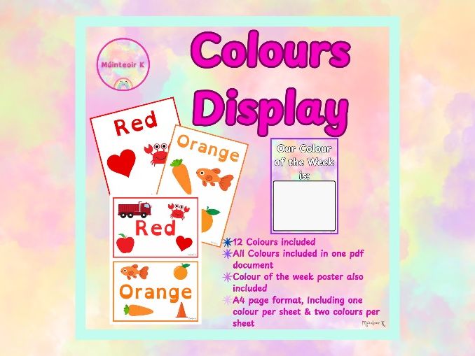 Colouring Display Pack