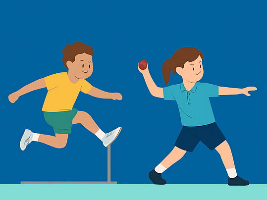 KS1 Athletics & KS1 Striking & Fielding (Cricket)