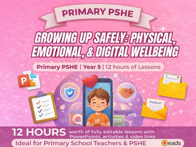 Year 5 PSHE Unit - Growing Up Safely: Physical, Emotional and Digital Wellbeing