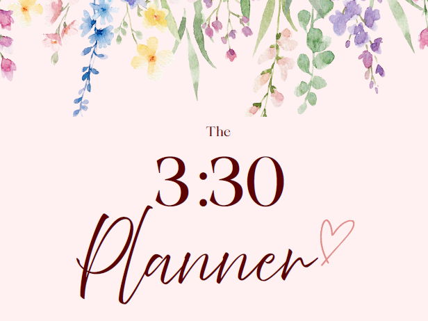 The 3:30 Focus Planner