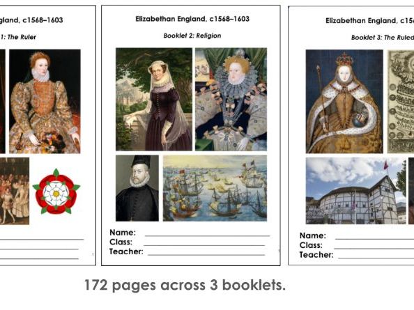 AQA Elizabethan England GCSE Full Unit / Booklet / (33 lessons)