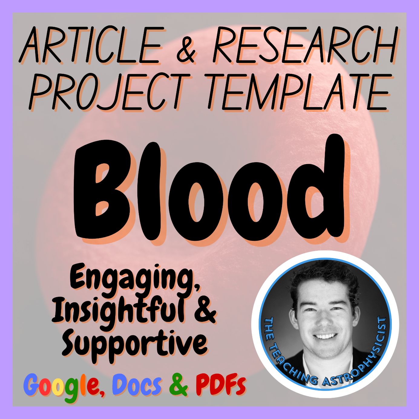 Blood | Science Article + Research Project Template | Health Medicine