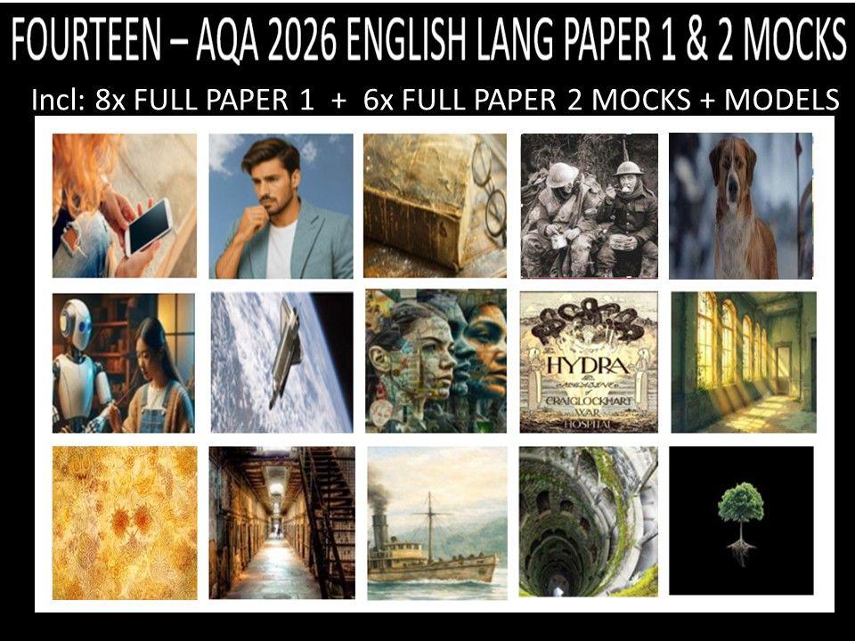 FOURTEEN - AQA PAPER 1 & 2 | 2026 FULL MOCKS | MODELS