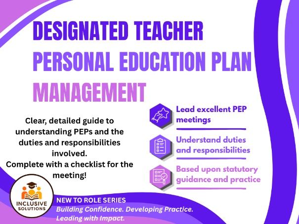 Designated Teacher: PEP Management Guide