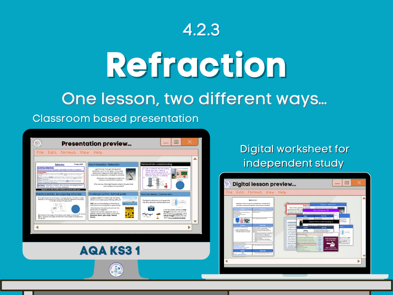 Refraction Lesson Bundle KS3 1 Teaching Resources