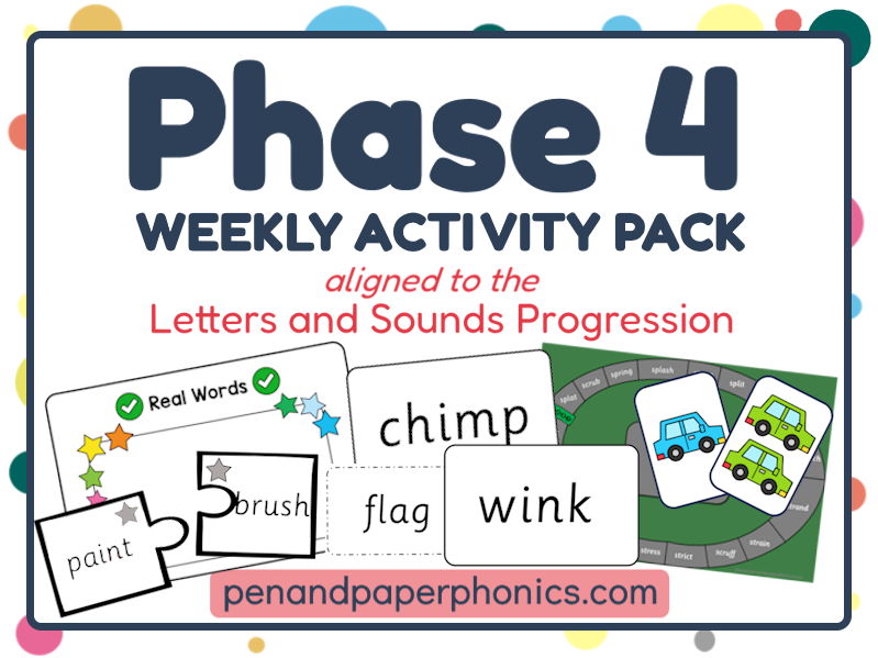 Phase 4 Phonics Weekly Activities