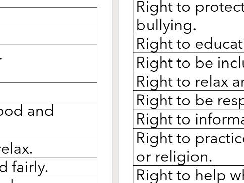 rights and responsibilities