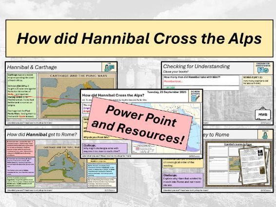 [KS3 - Romans] How did Hannibal Cross the Alps?