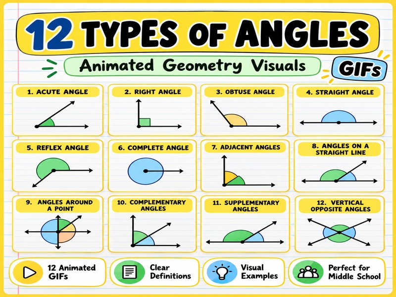 Types of Angles GIFs