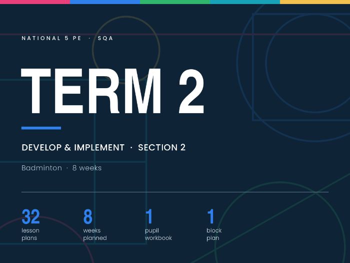 National 5 PE — Term 2 | Section 2 Portfolio | Theory PowerPoints, Lesson Plans & Workbook