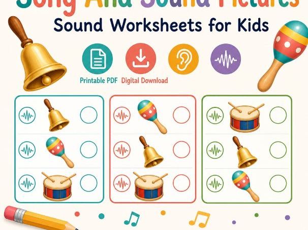 Song and Sound Picture Activity Pages