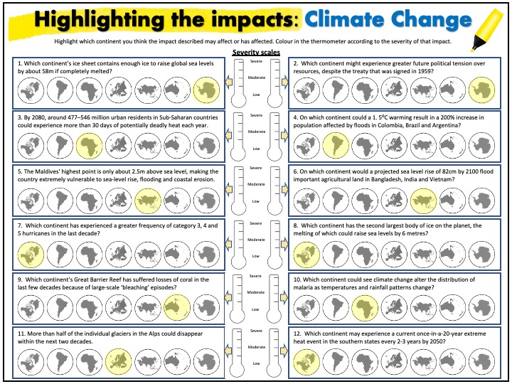 Highlight The Impacts of Climate Change V3