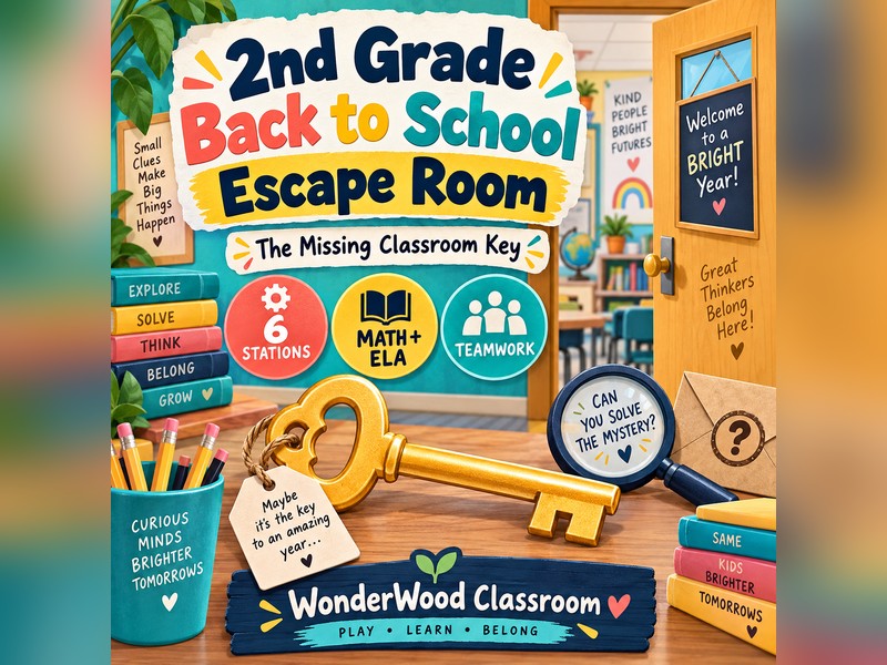 2nd Grade Back to School Escape Room