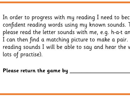 Reading Game Note