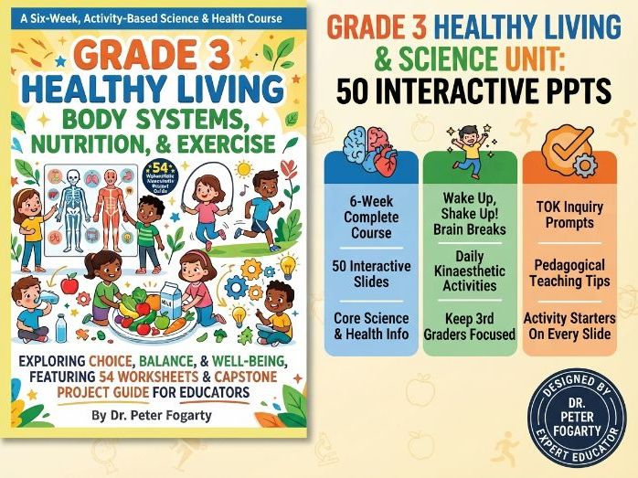 Grade 3 Healthy Living Unit: +50 PPTs Body Systems Nutrition Exercise