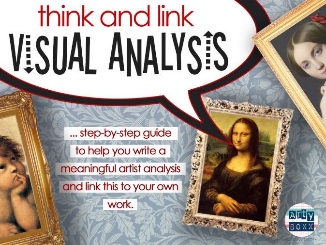 THINK & LINK VISUAL ANALYSIS: Detailed Guide to Support Artist Analysis - Poster