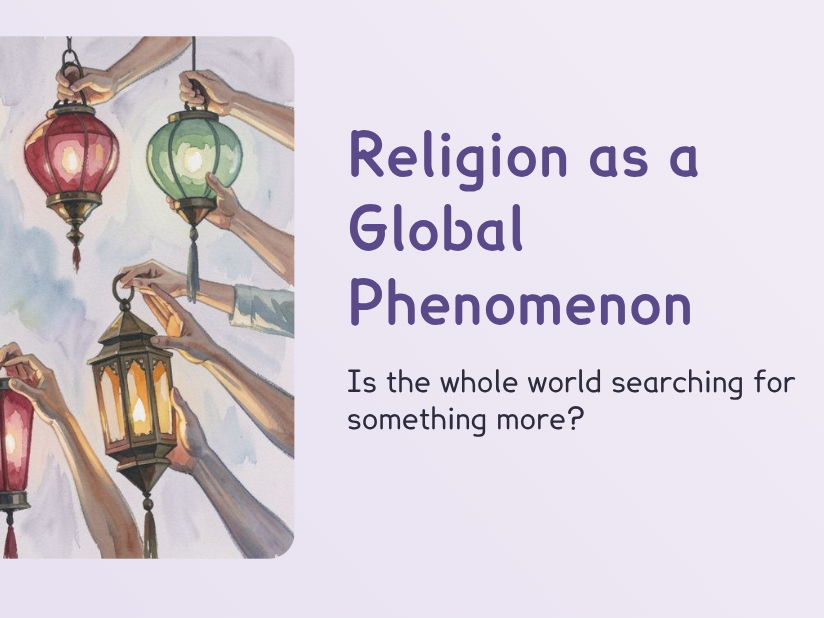 RE - Does the Existence of Religion Prove God?