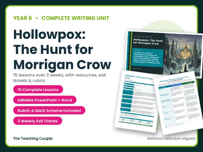 Hollowpox: The Hunt for Morrigan Crow | Year 6 English Unit