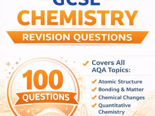 GCSE Chemistry Revision Workbook – 100 Exam Questions + Answers | AQA Chemistry |