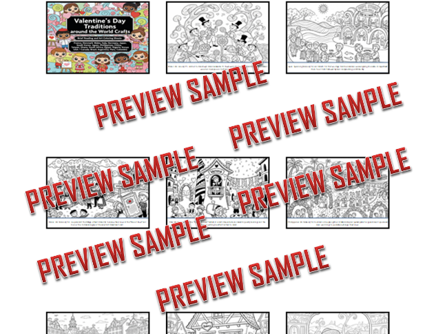 Valentine's Day Crafts | Valentine Global Traditions Brief Reading 20+ Countries